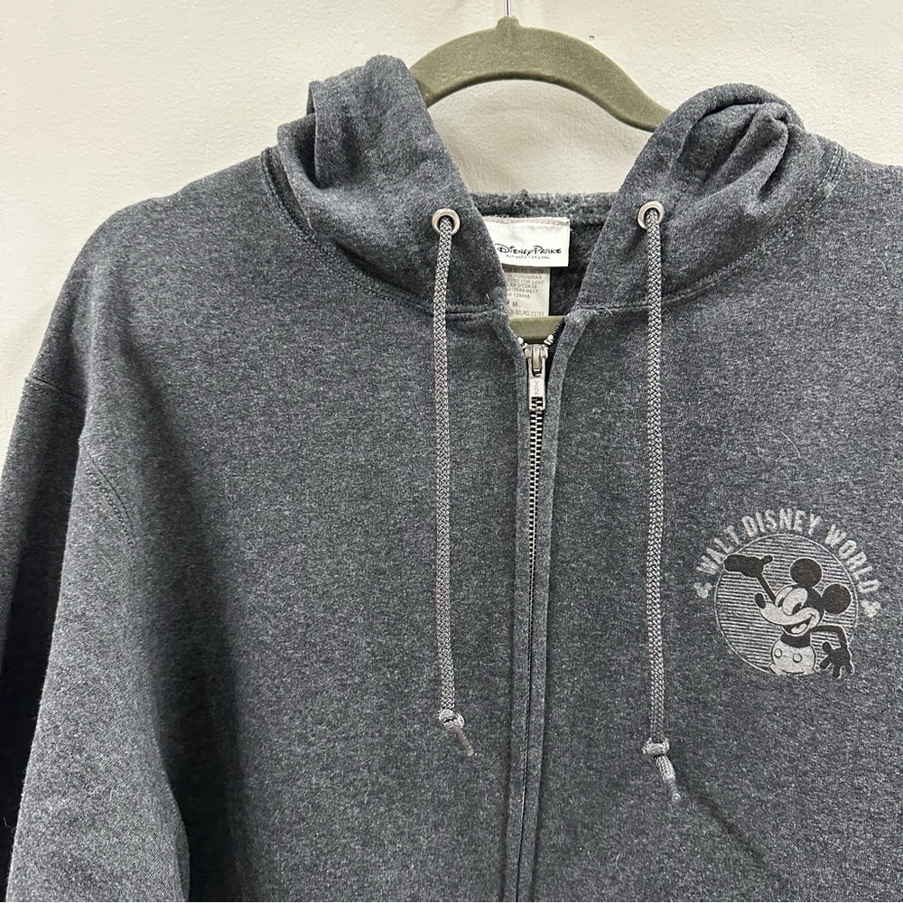 Disney Parks WDW Full Zip Hooded Sweatshirt Walt Disney World Mickey Mouse